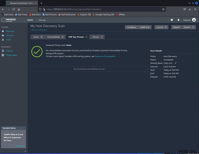লিনাক্সে নেসাস ভালনারেবিলিটি স্ক্যানার কীভাবে ব্যবহার করবেন 