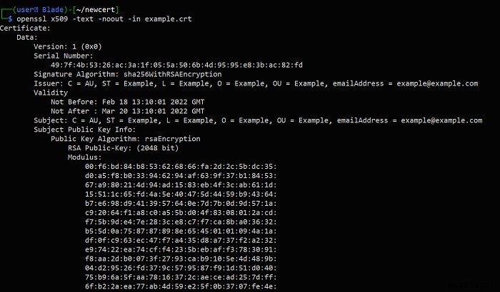 কিভাবে OpenSSL ব্যবহার করে লিনাক্সে SSL সার্টিফিকেট তৈরি করবেন 