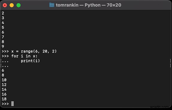 Python range() ব্যাখ্যা করা হয়েছে:এটা কি এবং কিভাবে ব্যবহার করতে হয় 
