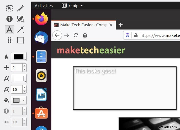 লিনাক্সে Ksnip-এর সাহায্যে কীভাবে স্ক্রিনশট নেওয়া এবং টীকা করা যায় 