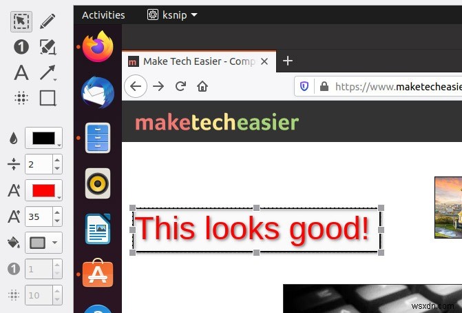 লিনাক্সে Ksnip-এর সাহায্যে কীভাবে স্ক্রিনশট নেওয়া এবং টীকা করা যায় 