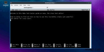 লিনাক্সে ন্যানো টেক্সট এডিটর ব্যবহার করার জন্য প্রাথমিক নির্দেশিকা 