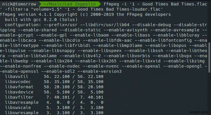 FFMPEG এর সাথে আপনার সঙ্গীত ফাইলগুলিকে সামঞ্জস্য করুন এবং স্বাভাবিক করুন৷ 