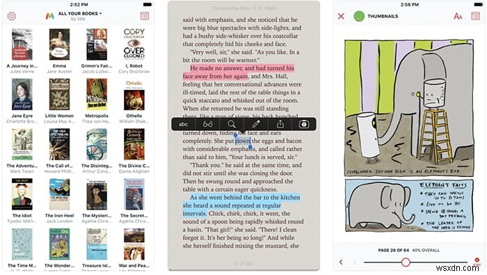 iOS এর জন্য সেরা ইবুক রিডার অ্যাপগুলির মধ্যে 5টি৷ 