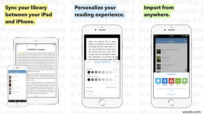 iOS এর জন্য সেরা ইবুক রিডার অ্যাপগুলির মধ্যে 5টি৷ 