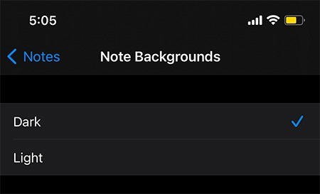 আইওএস-এ নোটের পটভূমির রঙ কীভাবে পরিবর্তন করবেন 