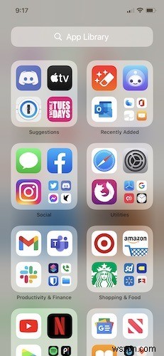 iOS 14-এ অ্যাপ লাইব্রেরি কীভাবে ব্যবহার করবেন 