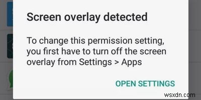 অ্যান্ড্রয়েডে স্ক্রিন ওভারলে সনাক্ত করা ত্রুটি কীভাবে ঠিক করবেন 