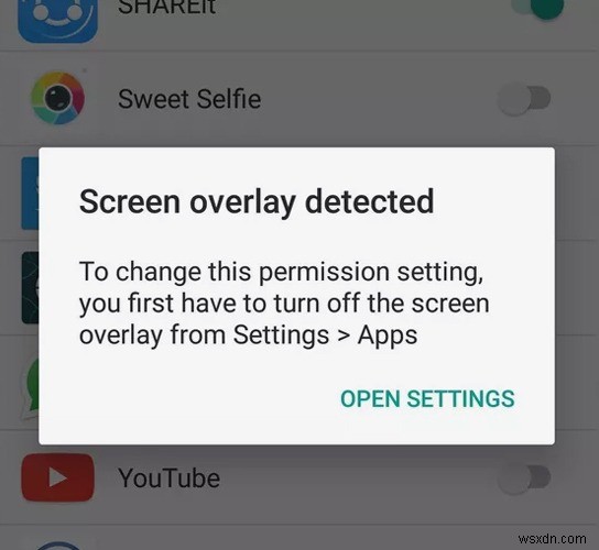 অ্যান্ড্রয়েডে স্ক্রিন ওভারলে সনাক্ত করা ত্রুটি কীভাবে ঠিক করবেন 