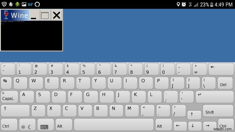 একটি বহিরাগত কীবোর্ড ছাড়া অ্যান্ড্রয়েডের জন্য ওয়াইন কীভাবে ব্যবহার করবেন 