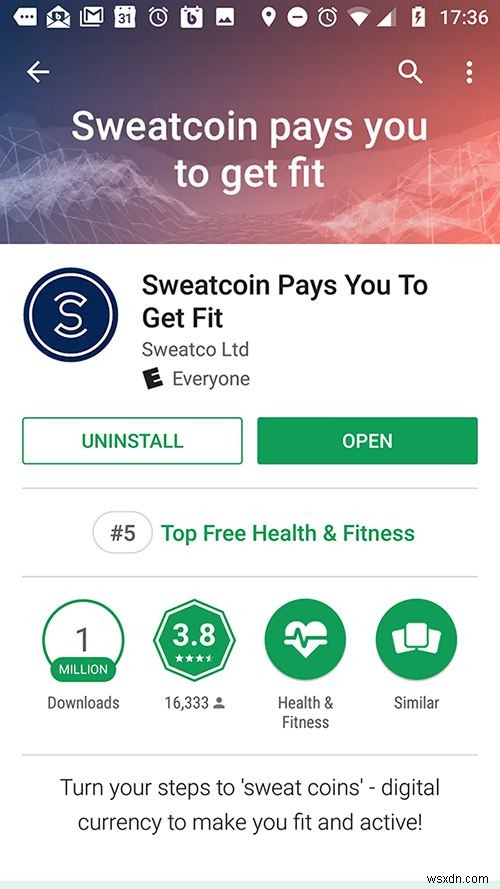 Sweatcoin:একটি অ্যাপ যা আপনাকে হাঁটার জন্য অর্থ প্রদান করে 