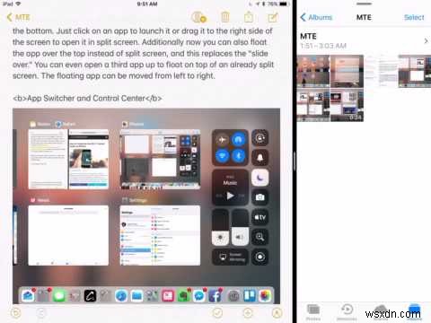 iOS 11 এর সাথে কাজ করা - এটি একটি সম্পূর্ণ নতুন আইপ্যাডের মতো 