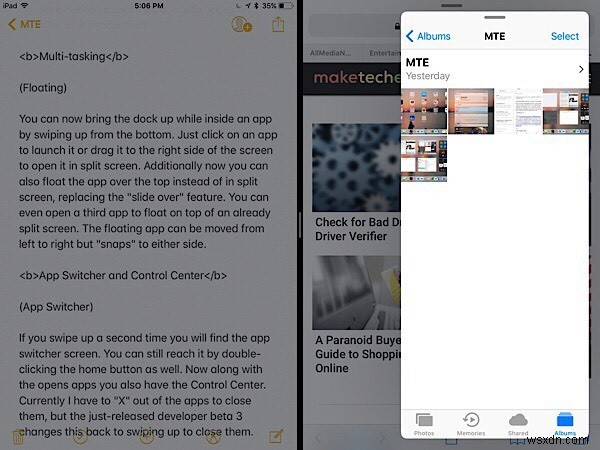 iOS 11 এর সাথে কাজ করা - এটি একটি সম্পূর্ণ নতুন আইপ্যাডের মতো 