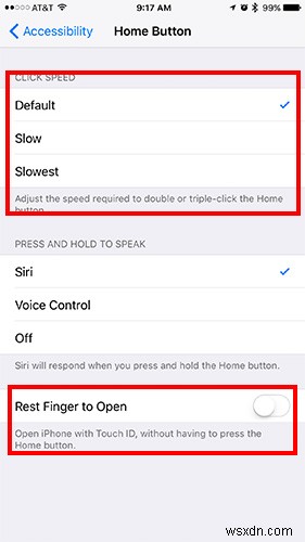 আইওএস ডিভাইসগুলিতে হোম বোতাম ক্লিকের গতি কীভাবে সামঞ্জস্য করবেন 