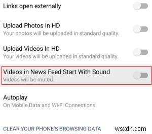 অ্যান্ড্রয়েডের জন্য ফেসবুকে ভিডিও এবং সাউন্ড অটোপ্লে কীভাবে অক্ষম করবেন 