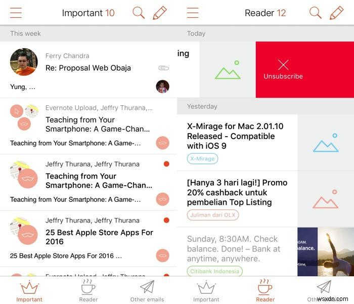 iOS-এ মেলবক্স ইমেল অ্যাপের আটটি বিকল্প 