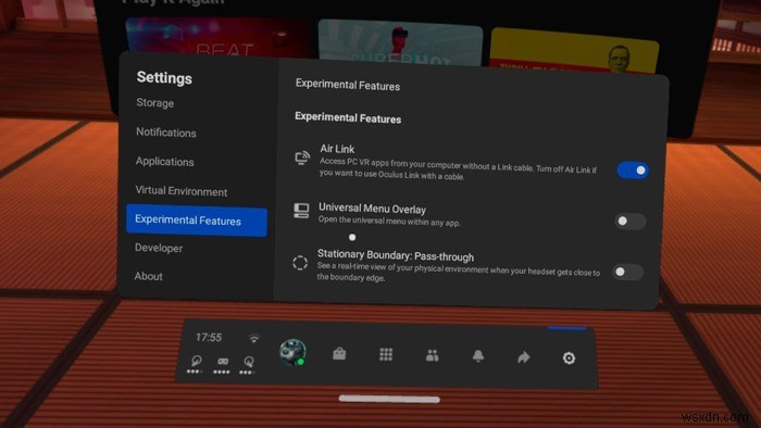 ওকুলাস কোয়েস্ট 2-এ ওকুলাস এয়ার লিঙ্ক কীভাবে সক্ষম করবেন 