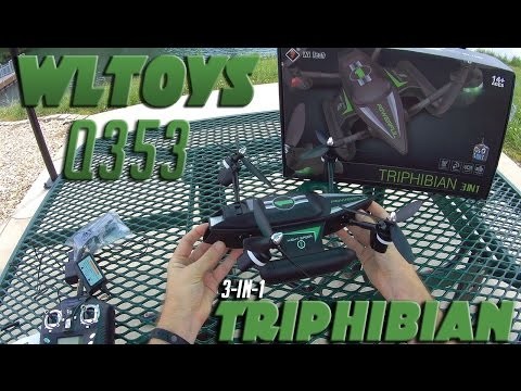 WLtoys Q353 Triphibian Quadcopter – পর্যালোচনা এবং উপহার