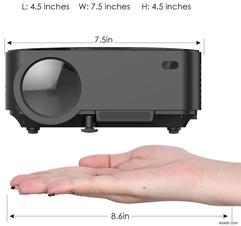 DBPower T20 1500 Lumens LCD Mini Projector Review 