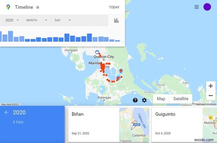 কিভাবে আপনার Google অবস্থান ইতিহাসকে ভিজ্যুয়ালাইজ করবেন