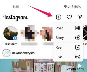 একটি সহযোগী পোস্ট বা রিল তৈরি করতে Instagram Collab ব্যবহার করুন 