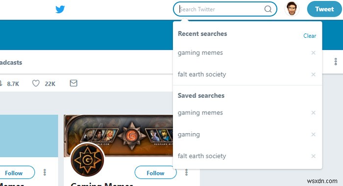 টুইটারে সংরক্ষিত অনুসন্ধানগুলি কীভাবে মুছবেন [দ্রুত টিপস] 