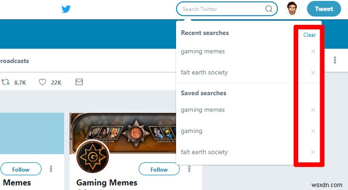 টুইটারে সংরক্ষিত অনুসন্ধানগুলি কীভাবে মুছবেন [দ্রুত টিপস] 