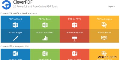 CleverPDF:PDF ফাইল টুল এবং রূপান্তরের জন্য আপনার ওয়ান-স্টপ-শপ 