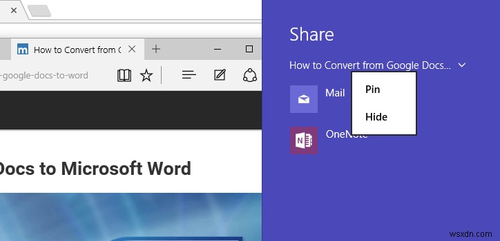 Windows 10 এ Microsoft Edge ব্যবহার করে কিভাবে ওয়েব কন্টেন্ট শেয়ার করবেন