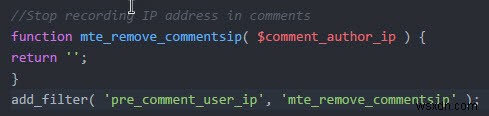 কিভাবে ওয়ার্ডপ্রেস মন্তব্যে একটি আইপি ঠিকানা সংরক্ষণ করা অপসারণ এবং বন্ধ করবেন 