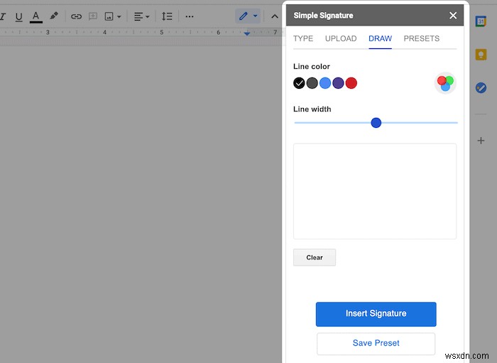 গুগল ডক্সে কীভাবে একটি লিখিত স্বাক্ষর যুক্ত করবেন 