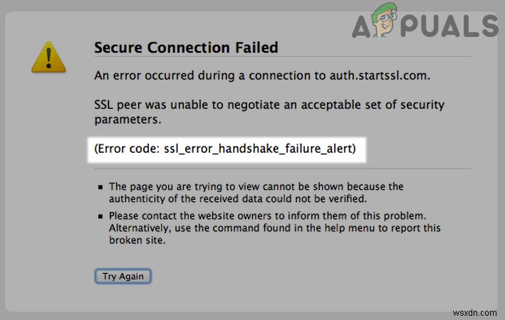 কিভাবে ব্রাউজারে  ত্রুটি কোড:ssl_error_handshake_failure_alert  ঠিক করবেন? 