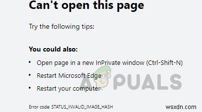 ঠিক করুন:Windows 10-এ Microsoft Edge আপডেট ইনস্টলেশন ত্রুটি STATUS_INVALID_IMAGE_HASH? 