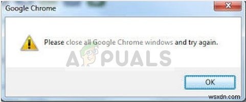 ঠিক করুন:Google Chrome আনইনস্টল করা যাবে না 