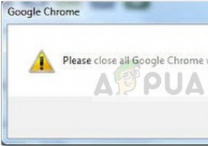 ঠিক করুন:Google Chrome আনইনস্টল করা যাবে না 