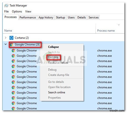 ঠিক করুন:Google Chrome আনইনস্টল করা যাবে না 