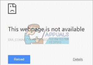 ঠিক করুন:Err_Connection_Closed 