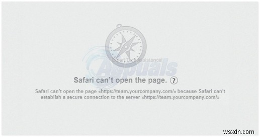 সমাধান:Safari সার্ভারে একটি নিরাপদ সংযোগ স্থাপন করতে পারে না