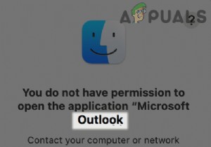 ঠিক করুন:macOS-এ  আপনার কাছে অ্যাপ্লিকেশন মাইক্রোসফ্ট আউটলুক খোলার অনুমতি নেই  