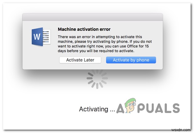 MacOS এবং iOS-এ ওয়ার্ড দিয়ে মেশিন অ্যাক্টিভেশন ত্রুটি কীভাবে ঠিক করবেন 