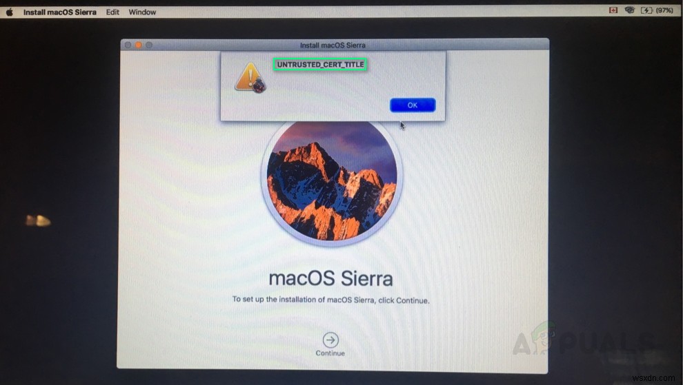 কিভাবে MacOS এ UNTRUSTED_CERT_TITLE ত্রুটি ঠিক করবেন? 