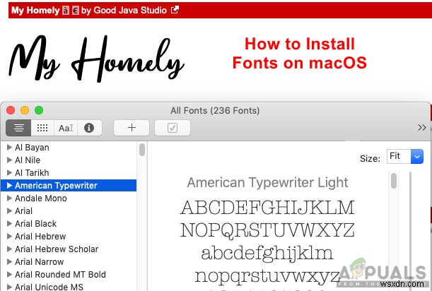 কিভাবে macOS এ ফন্ট ইনস্টল করবেন 