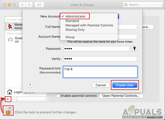 কিভাবে macOS এ একটি নতুন স্ট্যান্ডার্ড এবং অ্যাডমিনিস্ট্রেটর অ্যাকাউন্ট তৈরি করবেন 