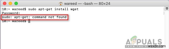 MacOS-এ  sudo apt-get কমান্ড পাওয়া যায়নি  কীভাবে ঠিক করবেন 