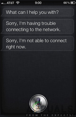 সমাধান:Siri নেটওয়ার্কের সাথে সংযোগ করতে পারে না