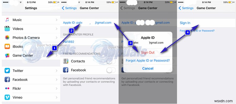 কীভাবে:আইফোনে গেম সেন্টার থেকে সাইন আউট করুন 