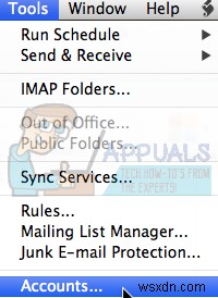ফিক্স:ম্যাক-এ Gmail এর জন্য Outlook ত্রুটি 1025 “অবৈধ মেলবক্স নাম”