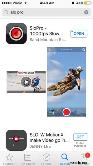 SloPro – iOS এর জন্য স্লো মোশন অ্যাপ (iPad/iPhone)