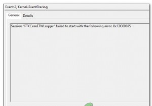 উইন্ডোজে  Error Code:0XC0000035  কার্নেল ইভেন্ট ট্রেসিং কিভাবে ঠিক করবেন? 
