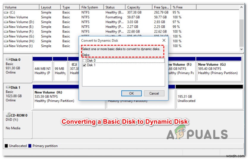 কিভাবে একটি বেসিক ডিস্ককে উইন্ডোজে একটি ডায়নামিক ডিস্কে রূপান্তর করবেন? 